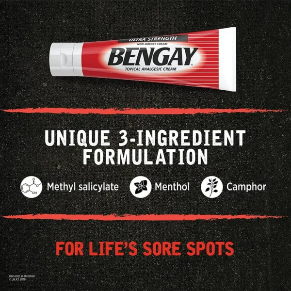 Bengay Ultra Strength Topical Analgesic Cream 113g - Image 4