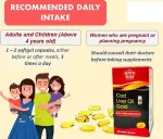 Seven Seas Cod Liver Oil Gold 500 Softgel Capsules – Omega-3 with Vitamins A & D - Image 3