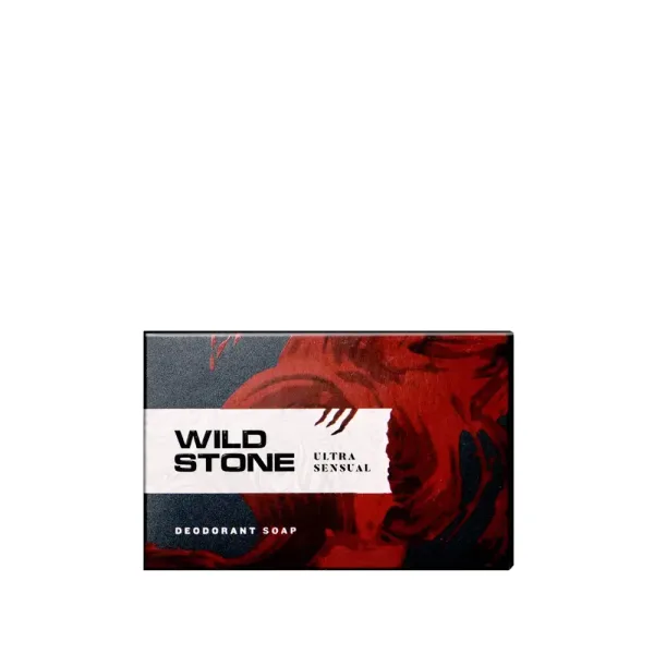 Wild Stone Ultra Sensual Deodorant Soap 125gm (India) – Refreshing Fragrance with Deep Cleansing - Image 2