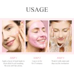 5PCS Japan Sakura Clay Face Pack Mud – Deep Cleansing Face Mask for Smooth & Glowing Skin - Image 2