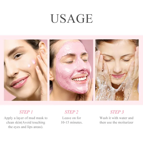 5PCS Japan Sakura Clay Face Pack Mud – Deep Cleansing Face Mask for Smooth & Glowing Skin - Image 2