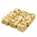 Prabhuji Soan Papdi 200g – Flaky Indian Sweet with Cardamom, Almond & Pistachio - Image 2