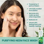 Himalaya Purifying Neem Face Wash 100 ml– Soap-Free Daily Cleanser for Fresh, Healthy-Looking Skin - Image 3