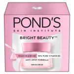 Pond's Bright Beauty Cream Imported(INDIA) 50g – Niacinamide Face Cream with SPF 15 PA++ for Radiant Skin - Image 3