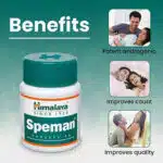 Himalaya Speman Tablet 60 Count – Herbal Support for Male Reproductive Wellness - Image 2