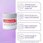 Sudocrem Antiseptic Healing Cream 125gm – Multi-Purpose Skin Care Cream for the Whole Family - Image 3