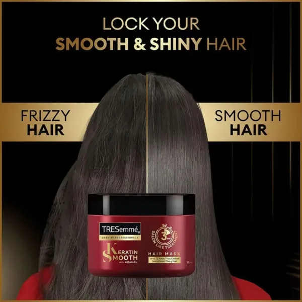TRESemmé Keratin Smooth Deep Smoothing Mask – Deep Nourishment for Smooth, Silky & Frizz-Controlled Hair - Image 2