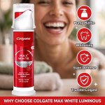 Colgate Max White Luminous Whitening Toothpaste 100ml – Brighten Your Smile Every Day - Image 3