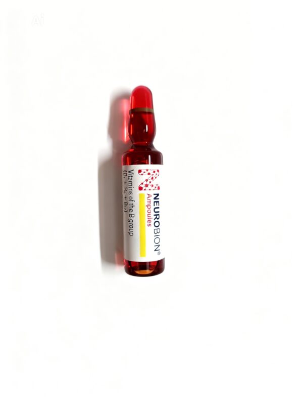 Neurobion Injection (Vitamin B1 + B6 + B12) Imported 10 Ampoules | Original Germany - Image 3