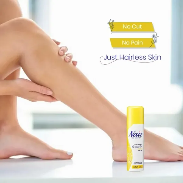 Nair Hair Removal Spray Lemon Fragrance 200ml – Fast & Easy Hair Removal for Silky Smooth Skin - Image 5