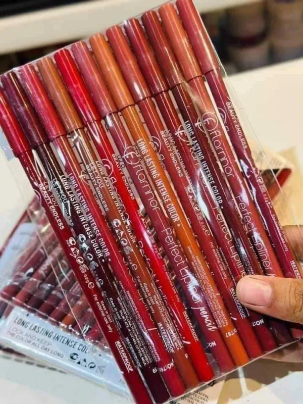 Flormar Matte Lip Liner 12 Pcs - Image 2