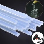 Glue Gun Stick (Thin) 10pcs-white