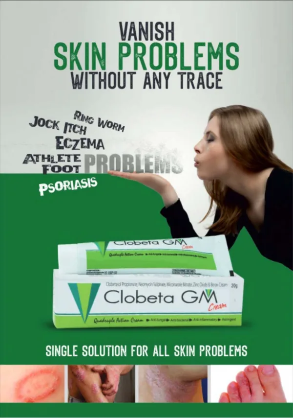 Clobeta GM Cream 10gm – Combination Skin Cream for Inflammatory & Infectious Skin Conditions - Image 4