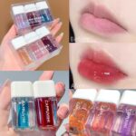 Cappuvini 3pcs Light Sensitive Jelly Lip Oil Set Lip Care