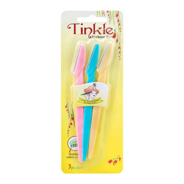 Tinkle Eyebrow Razors for Women 3pcs Set - Image 2