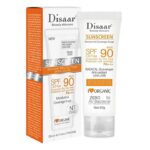 Disaar SPF90 Oil-Free Sunscreen Cream 40g | Instant Protection UVA UVB Foundation PA+++