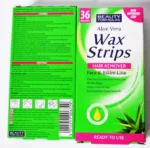 Beauty Formulas Aloe Vera Wax Strips Hair Remover 36pcs - Image 2