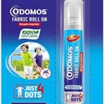 Odomos Mosquito Repellent Fabric Rollon Citronella & Eucalyptus Oil | 8Ml | Made In India