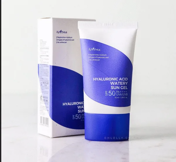 Isntree 10ml Hyaluronic Acid Watery Sun Gel SPF50+ PA++++ - Image 2