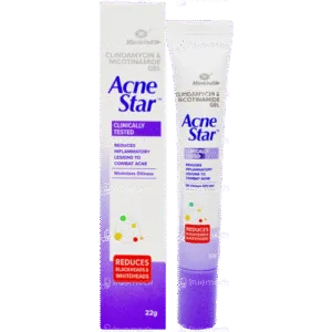 Acne Star Gel 22g Clindamycin & Nicotinamide Gel | Made in INDIA