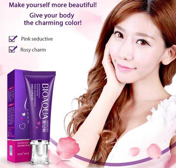 BIOAQUA Pink Magic Nenhong Cream 30g – Nourishing Moisturizing Cream for Soft & Radiant Skin - Image 4