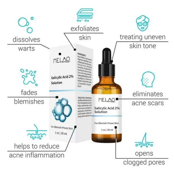 Melao Salicylic Acid 2% Solution 30ml - Image 2