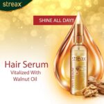Streax Hair Serum Vitalized with Walnut Oil 115ml / 55ml | Made in Bangladesh - Image 2