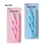 Keli Beauty Tools Eyebrow Razor 4pcs - Blue / Pink