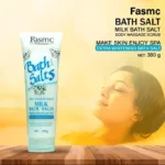FASMC Bath Salts Body Massage Scrub - Milk - 380gm