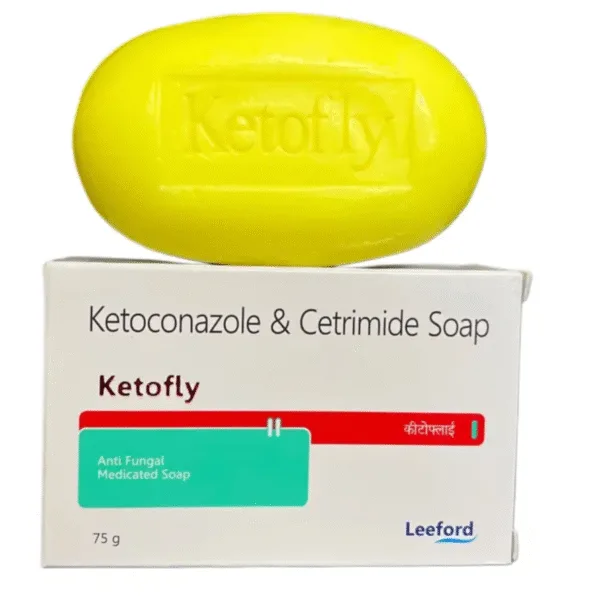 Leeford Ketofly Soap 75g Ketoconazole & Cetrimide Anti Fungal Medicated Soap - Image 2