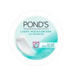 POND'S Light Moisturiser 100ml Non-Oily Fresh Feel For Soft Glowing Skin With Vitamin E & Glycerin