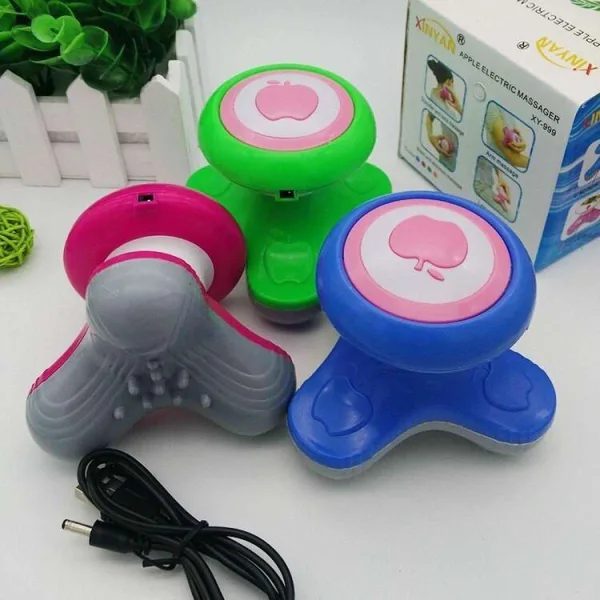 Xinyan Apple Electric Massager (Multicolor) – Compact Portable Vibrating Body Massager for Everyday Relaxation - Image 3