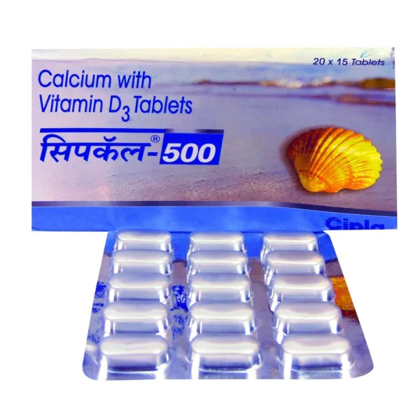 Cipcal-500 Tablet-01 STRIP(15 PCS TABLET) - Image 2