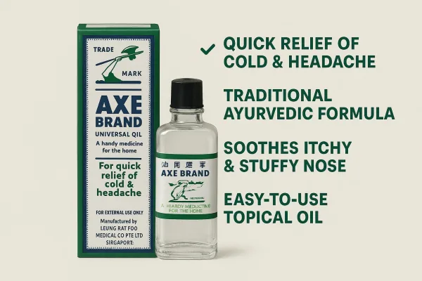 Axe Brand Universal Oil 5ml Singapore – Multipurpose Medicated Oil for Everyday Comfort - Image 4