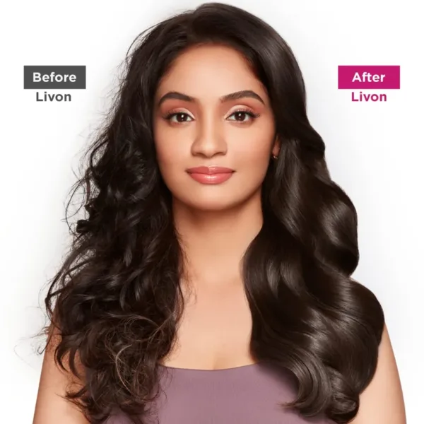 Livon Anti Frizz Serum for All Hair Types 100ml - Product of India - Image 2