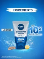 NIVEA MEN Dark Spot Reduction Face Wash (Imported) - 100 ml - Image 3