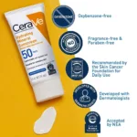 CeraVe Hydrating Mineral Sunscreen SPF 50 Face 75ml – Sensitive Skin Protection - Image 2