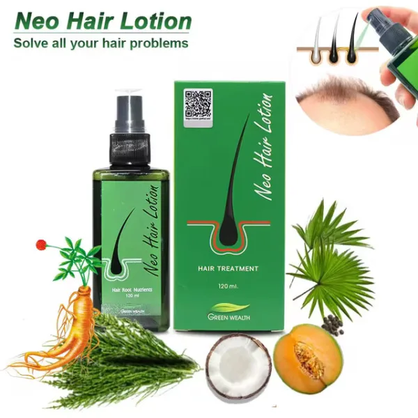 Green Wealth Neo Hair Lotion Hair Root Nutrients 120ml – Made in Thailand - Image 3