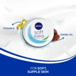 Nivea Soft Jar Moisturising Cream 25ml – Lightweight Daily Hydration for Soft & Healthy Skin - Image 2