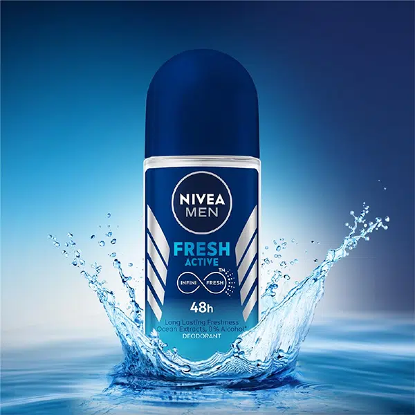 Nivea Men Roll On Fresh Active Deodorant 50 ml - Image 3
