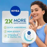 Nivea Soft Jar Moisturising Cream 25ml – Lightweight Daily Hydration for Soft & Healthy Skin - Image 3