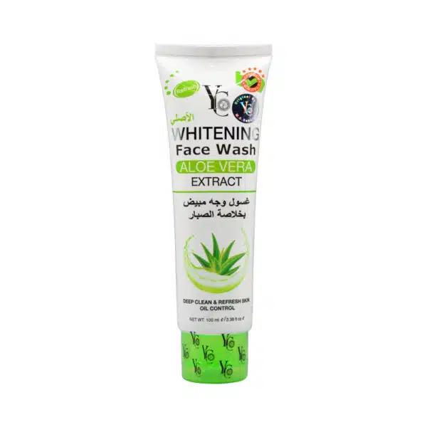 YC Aloevera Extract Whitening Face Wash 100 Ml - Image 2
