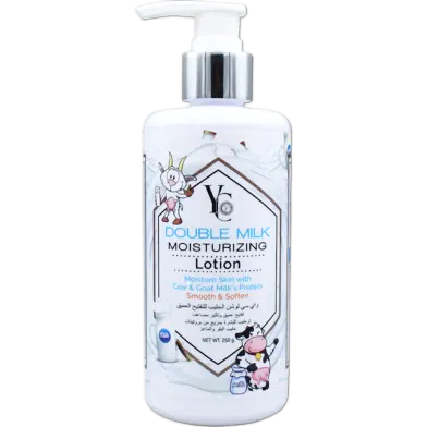 YC Double Milk Moisturizing Lotion 250gm – Deep Nourishing Body Lotion for Soft & Smooth Skin - Image 2