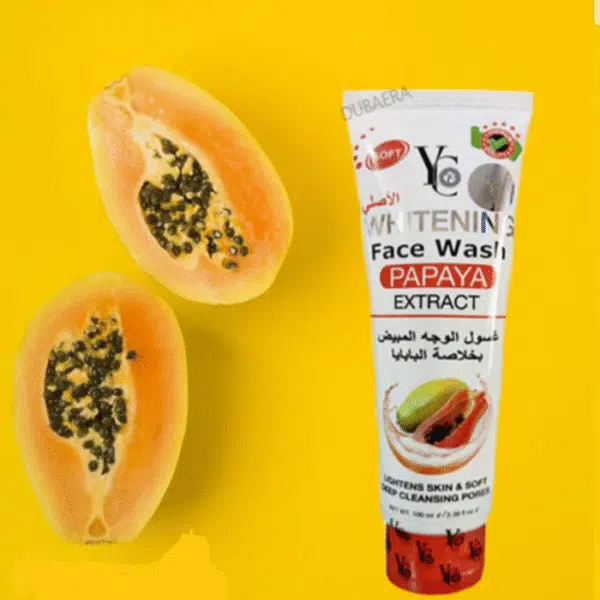 YC Papaya Extract Whitening Face Wash 100 Ml - Image 2