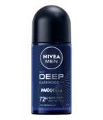 Nivea Men Deep Darkwood Powered by Maxxtech Formula Deodorant Roll On 50ml