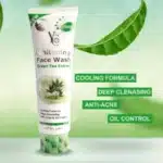 YC Green Tea Whitening Face Wash 100ml – Refreshing Daily Cleanser with Green Tea Extract - Image 2
