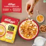Kellogg's Corn Flakes Original Breakfast Cereal 250gm Pouch - Image 2