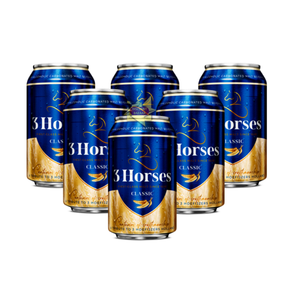 3 Horses classic Malt 330ml - (Germany) - Image 2