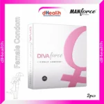Diva Force Female Condom, 2 Count