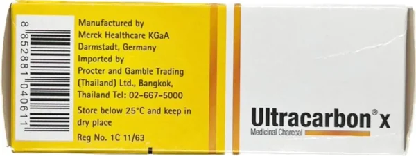 ULTRACARBON (Medicinal charcoal 250mg) -10 Tablets - Image 4